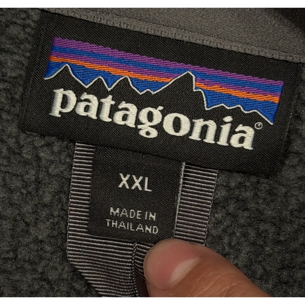 Patagonia Better Sweater Rib Knit 1/4 Zip Pullover Mens 2XL Fleece Casual *LOGO* - Picture 4 of 8